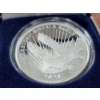 Image 2 : 2021 Double Eagle $2 Coin Weighing 0.5 Troy Ounces .999 Fine Silver - In Original Box W/ Certificate