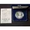 Image 1 : 1999-P 1 Oz Silver American Eagle Proof Coin in Original Packaging 