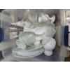 Image 3 : Vintage Glassware Collection Including Large Milk Glass Group, Plates, Bowls, Fruit Bowls