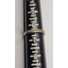 Image 6 : Women's 10K Yellow Gold Channel Set Diamond "I love you" Anniversary Ring - Size 6.5 - Weight: 1.8g