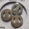 Image 6 : Very Nice Collection of 9 Various Transit Tokens Ft. Stockton California & New York City Coins!