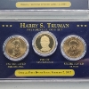 Image 3 : Two U.S. Presidential Dollar Coin Sets FDOI: Coolidge & Truman - Face Value: $6.00