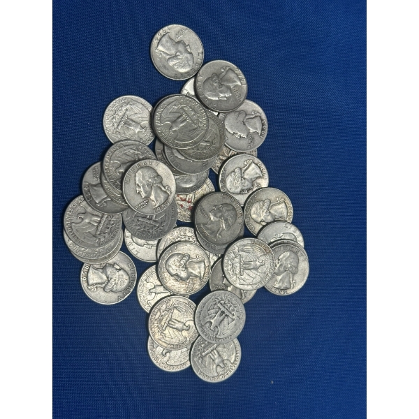 Assorted 90% Silver Quarters - $10 Face Value