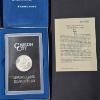 Image 1 : RARE - GSA Hoard Slabbed - UNCIRCULATED  - 1883 CC (Carson City) Morgan 90% Silver Dollar w Cert