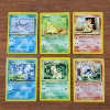 Image 1 : Six Assorted Vintage 1st Edition Pokemon Trading Cards 