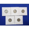 Image 5 : 5 Silver Mercury Dimes Assorted Years FV: $0.50