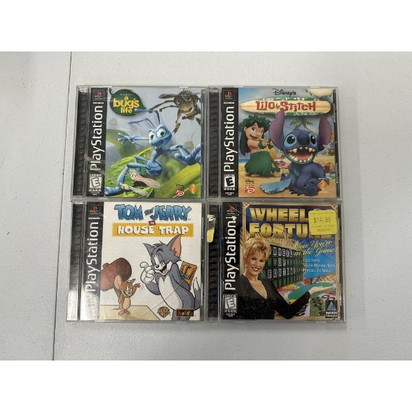Four Playstation One Video Games