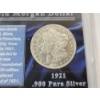 Image 2 : 1921-D 90% Silver Morgan Dollar - First Commemorative Mint 