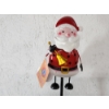 Image 2 : Solar-Powered Christmas Santa Garden Stake Light wit LED Lights - Approx. 30in Tall
