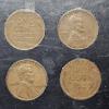 Image 4 : Shell Case Penny Collection - US Lincoln Wheat Cents minted using Brass from Ammunition Casings
