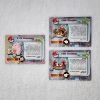 Image 2 : Three Assorted Vintage TOPPS Pokemon Trading Cards 