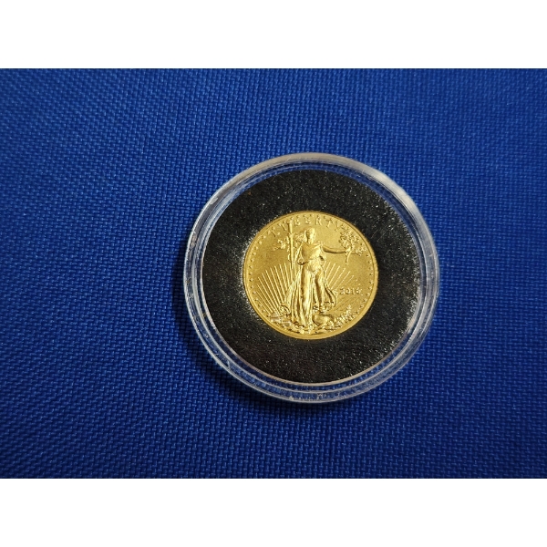 2016 American $5 Gold Eagle - 1/10th oz Fine Gold 