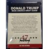 Image 4 : 2024 President Donald Trump Campaign Collectors Card in Case - Graded Trump 10