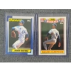 Image 1 : Lot of Two Different 1990 Topps Ramon Martinez Baseball Trading Cards 