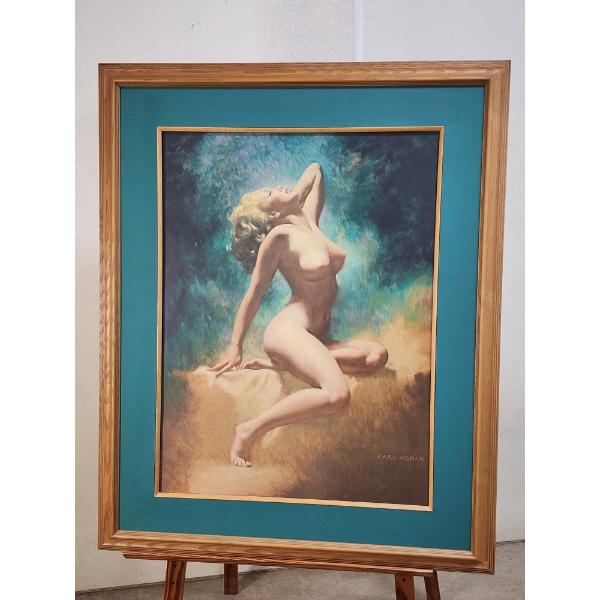Marilyn Monroe: Lady in the Light By Earl Moran Limited Ed. #2574/3493 Framed Print - 30.5" X 37.5"