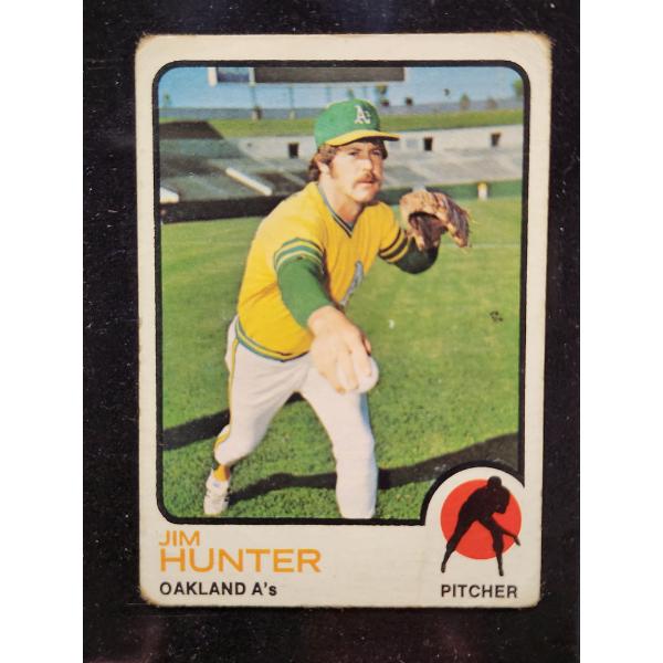 1973 Topps #235 Jim Hunter Baseball Trading Card