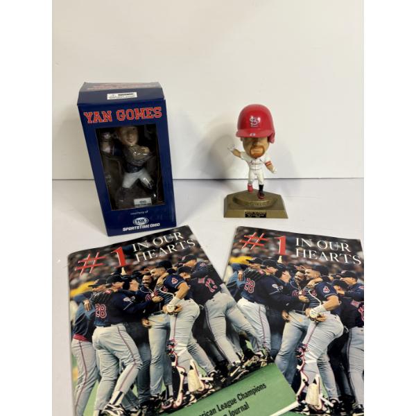 Indians Souvenir Pages from the Beacon Journal - 1995 American League Champions - Bobble Heads 