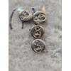 Image 1 : .4 Grams of .9999 Silver Alien - 4 x .1 Grams Each