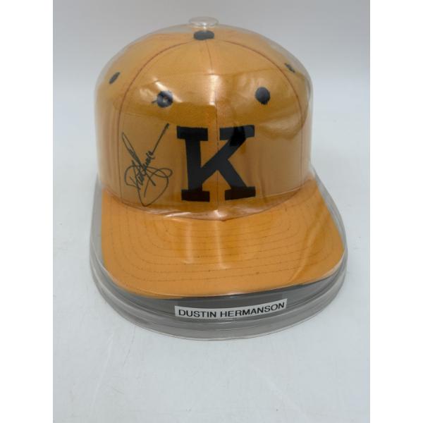 Autographed Dustin Hermanson Kent State University Hat - in Plastic Storage - Legacy Atheletics 