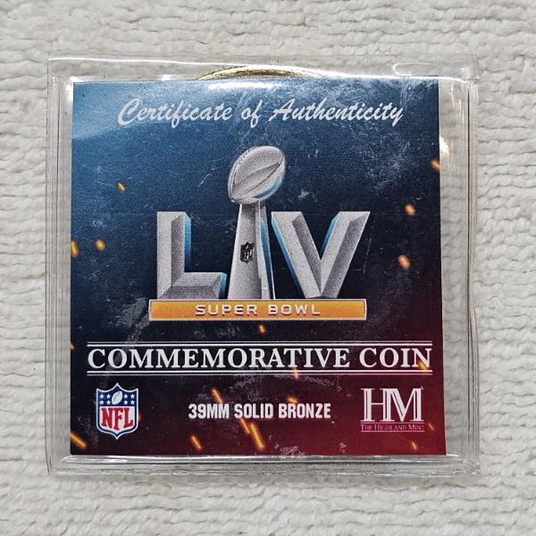 Official NFL Super Bowl LV Commemorative Flip Coin