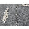 Image 14 : GORGEOUS NEVER WORN Sterling Silver Extraordinary Italian Made Necklace & Earring Set ~ 11.5 Grams