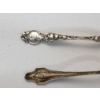 Image 2 : 3 Intricate Sterling Silver Spoons - Total Weight: 58.8g