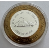 Image 2 : "Silver Strike" .999 Fine Silver Limited Edition Casino Gaming Token- 0.6 Troy Oz Fine Silver. 