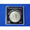 Image 1 : 1874-1965 Sir Winston Churchill Commemorative Crown Coin in Display