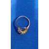 Image 4 : Vintage 14K Gold Emerald And Diamond Bypass Ring - Size 5 - Weight: 2.6g