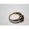 Image 3 : 10K Yellow Gold Ruby Marquise Ring - Size 6 - TW: 2.5g