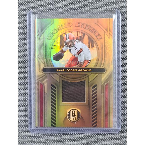 Panini 2024 Gold Standard Football No.GR-ACR Amari Cooper NUMBERED 240/299 Memorabilia Patch Card