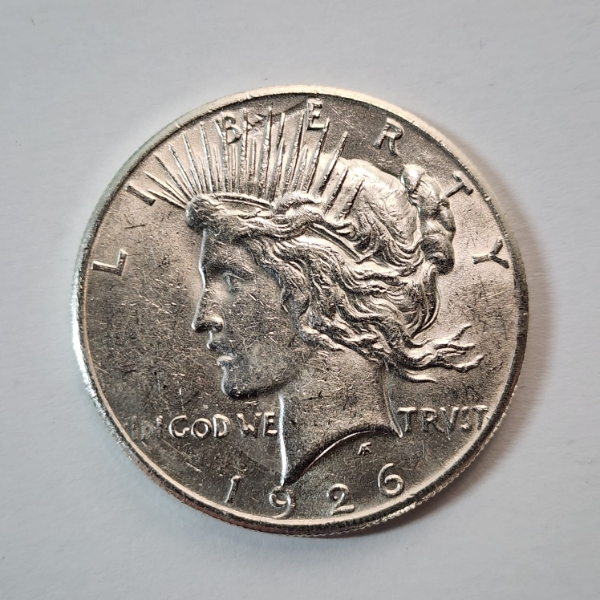 United States 1926 Silver Peace Dollar - 90% U.S. Silver Coin