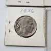 Image 6 : 11 Assorted Years United States Buffalo Nickels FV: $0.55