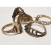 Image 8 : 4 - 10K Gold Rings Sizes 9 / 7.5 / 6.5 Total Weight: 13.2g