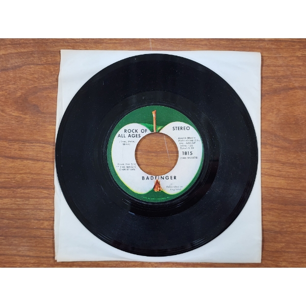 7 Inch Apple Records Vinyl Record FT. Paul McCartney Come & Get It With Rock of all Ages 