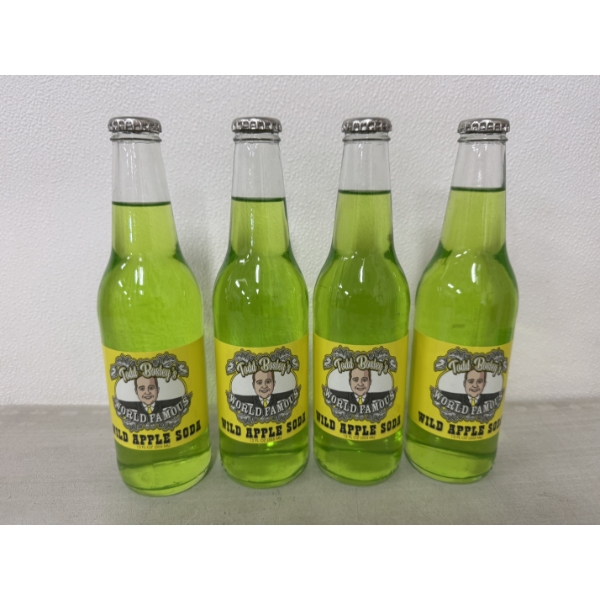 Todd Bosley's World Famous 4 Pack Of Wild Apple Soda - Brand New & Delicious