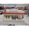 Image 2 : Texaco Porcelain Light Up Gas Station With Accessories