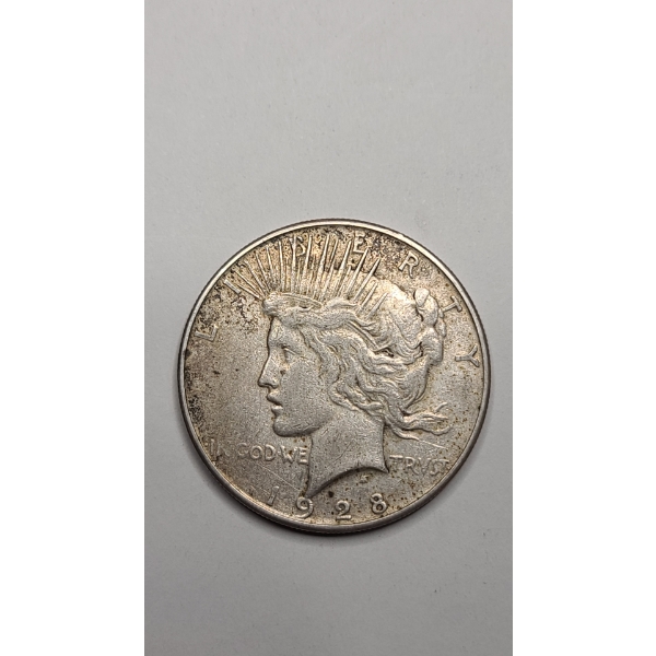 United States 1928-S 90% Silver Peace Dollar