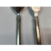 Image 7 : Antique Silver Filigree Fork and Spoon Set - Marked "800" - 80% Silver TW: 53.2g