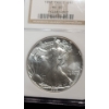 Image 2 : NGC 1992 MS 69 1 Troy Ounce 99.9% Silver American Eagle Dollar 