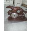 Image 1 : Antique Wood Dog Clock And Crosley Table Radio