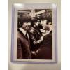Image 1 : RARE 1964 Topps The Beatles JOHN & GEORGE Trading Card In Protective Holder - Mint Condition