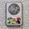 Image 2 : NGC MS69 Graded 2017 .999 Fine Silver 1oz. Eagle