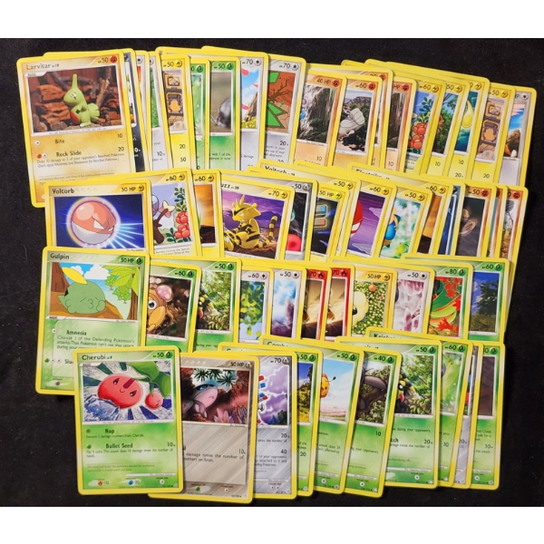 Large Lot of Over 50 Assorted Vintage Pokemon Trading Cards ~ Many Sought After Names & Unique Arts