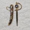 Image 8 : Assortment of Decorative Miniature Weapons, Collectible Replica Daggers, and Letter Openers