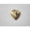 Image 1 : 14K Gold-Filled Heart Locket Pendant TW: 3.3g