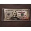 Image 1 : Incredible $50.00 Grant .99999 Silver Foil Note In Protective Holder - Mint Condition