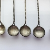 Image 3 : Lot of 7 Vintage Assorted Silver Coin Spoons with Assorted Geodes - AT LEAST 80% Silver TW: 114.4g