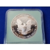 Image 4 : 2004-W Proof American Silver Eagle 1 oz Fine Silver Graded PR 70 DCAM by NTC - Sought After Coin! 