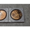 Image 6 : Two - 1 Oz Copper First Lady Rounds Martha Washington & Abigail Adams